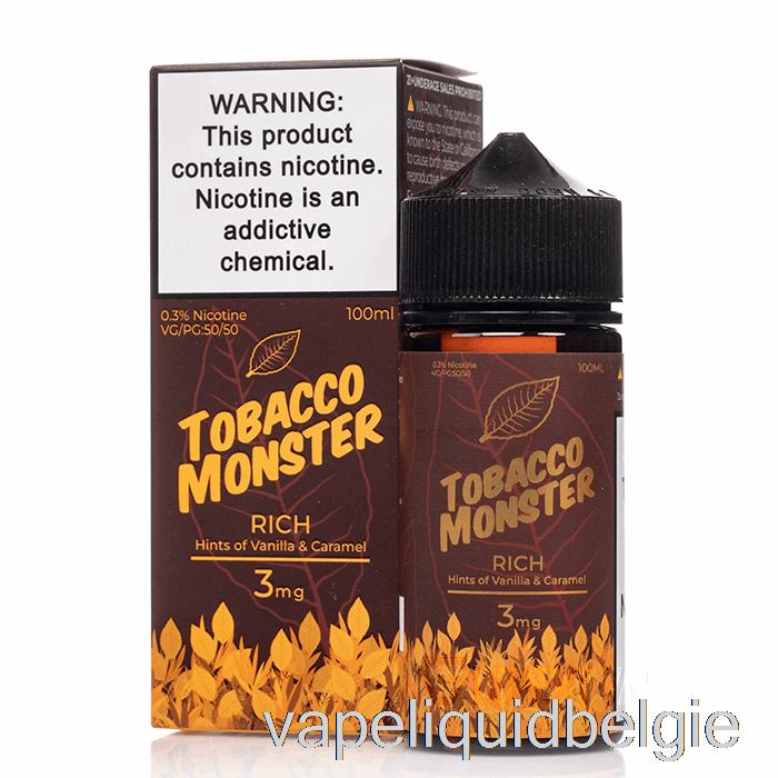 Vape België Rijk - Tabaksmonster - 100ml 0mg